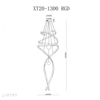Купить Каскадная люстра iLedex XT20-1300 RGD
