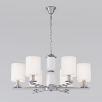 Фото Подвесная люстра Eurosvet 60146/6 никель
