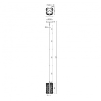 Люстра на штанге iLamp P4688-1 CR Купить Люстра на штанге iLamp P4688-1 CR