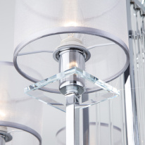 Цена на Подвесная люстра Eurosvet 60123/6 хром Smart (60108/6)