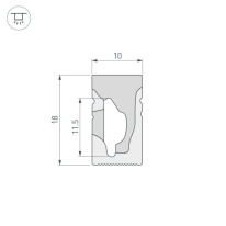 Купить Профиль Arlight 041089