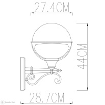 Цена на Светильник настенный ARTE Lamp A1491AL-1BK