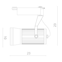Цена на Светильник на шине ARTE Lamp A6330PL-1BK