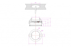 Купить Встраиваемый светильник Donolux DL18959R18W1B