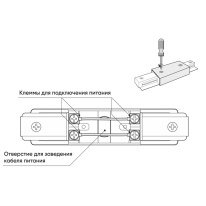 Купить Коннектор Denkirs TR1008-WH