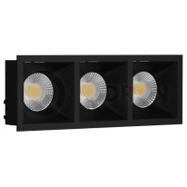 Фото Встраиваемый светильник LeDron RISE KIT 3 Black