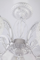 Купить с доставкой по Москве и России Люстра на штанге Eurosvet 70039/5 белый с серебром