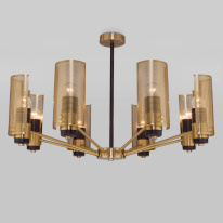 Фото Люстра на штанге Eurosvet 70139/8 латунь