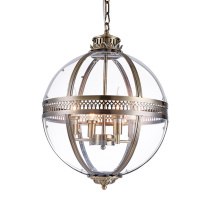 Фото Подвесная люстра DeLight Collection KM0115P-4M antique brass
