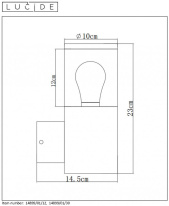 Купить Светильник настенный LUCIDE 14899/01/30