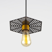 Фото Подвесной светильник Eurosvet 50167/1 бронза/черный