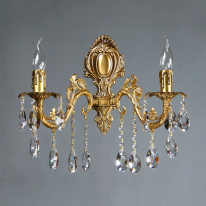 Фото Бра AMBIENTE by BRIZZI 2118/2 AB Tear drop