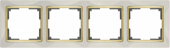 Фото Рамка Werkel WL03-Frame-04-ivory-GD (слоновая кость/золото)
