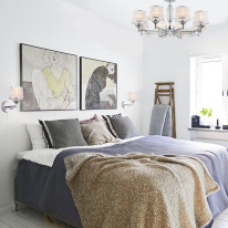 Люстра на штанге Eurosvet 60081/8 хром в интернет магазине Гет Лайт