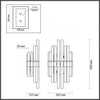 Бра Odeon Light 4988/2W Купить с доставкой по Москве и России Бра Odeon Light 4988/2W