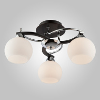 Фото Накладная люстра Eurosvet 9654/3 хром/венге