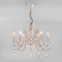 Фото Подвесная люстра Eurosvet 10009/6 золото с белым