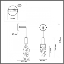 Бра Odeon Light 4372/5WL Бра Odeon Light 4372/5WL в интернет магазине Гет Лайт