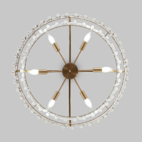 Купить Люстра на штанге Eurosvet 60165/6 латунь