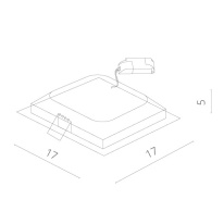 Цена на Встраиваемый светильник ARTE Lamp A7416PL-1WH