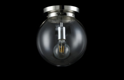 Купить Накладной светильник Crystal Lux MARIO PL1 D250 NICKEL/TRANSPARENTE