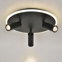 Накладной светильник Escada 20046SMA/03LED BK Цена на Накладной светильник Escada 20046SMA/03LED BK