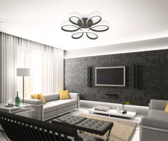 Купить с доставкой по Москве и России Накладная люстра Natali Kovaltseva HIGH-TECH LED LAMPS 82025