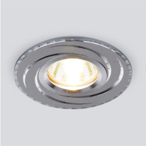 Фото Встраиваемый светильник Elektrostandard 2002 MR16 HL/SL графит/cеребро