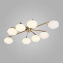 Фото Накладная люстра Eurosvet 70220/8 латунь