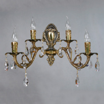 Фото Бра AMBIENTE by BRIZZI 8888/2+2 PB Tear drop