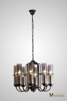 Фото Подвесная люстра AM Group AM263-8 BK