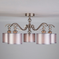 Цена на Люстра на штанге Eurosvet 60070/5 сатин-никель