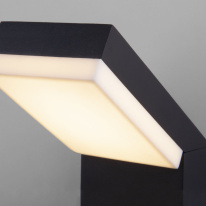 Цена на Светильник настенный Elektrostandard 1541 TECHNO LED с датчиком движения Чёрный