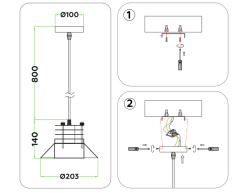 Купить с доставкой по Москве и России Подвесной светильник Ambrella Light TR8172