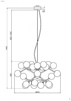 Купить Подвесная люстра Maytoni MOD545PL-24BS