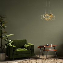 Купить с доставкой по Москве и России Подвесная люстра Eurosvet 90369/5 медь