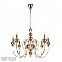 Фото Подвесная люстра iLamp 88003-8 GD