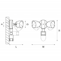 Купить с доставкой по Москве и России Прожектор Lightstar 374447