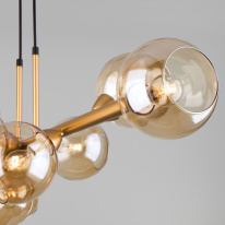 Цена на Подвесная люстра Eurosvet 70113/8 янтарный