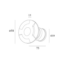 Цена на Подсветка ступеней лестницы Denkirs DK1003-WH
