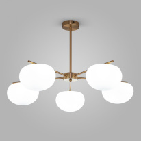 Фото Люстра на штанге Eurosvet 30190/5 латунь