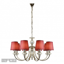 Подвесная люстра iLamp P2344-8 nic в интернет магазине Гет Лайт