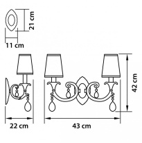 Цена на Бра Lightstar 691622