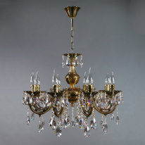 Фото Подвесная люстра AMBIENTE by BRIZZI 8818/8 PB Tear drop