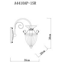Бра ARTE Lamp A4410AP-1SR в интернет магазине Гет Лайт
