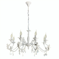 Подвесная люстра ARTE Lamp A5349LM-8WH Фото Подвесная люстра ARTE Lamp A5349LM-8WH
