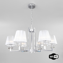 Фото Подвесная люстра Eurosvet 60125/6 хром Smart (60114/6)