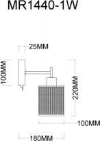 Купить Бра MyFar MR1440-1W