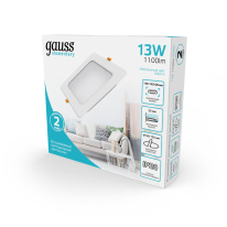 Купить с доставкой по Москве и России Встраиваемый светильник Gauss 998420212