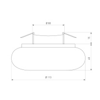 Купить Встраиваемый светильник Elektrostandard 9910 LED 8W WH белый